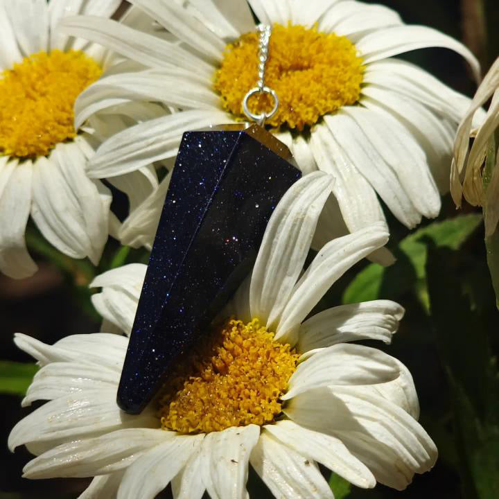 Blue Goldstone Pendulum