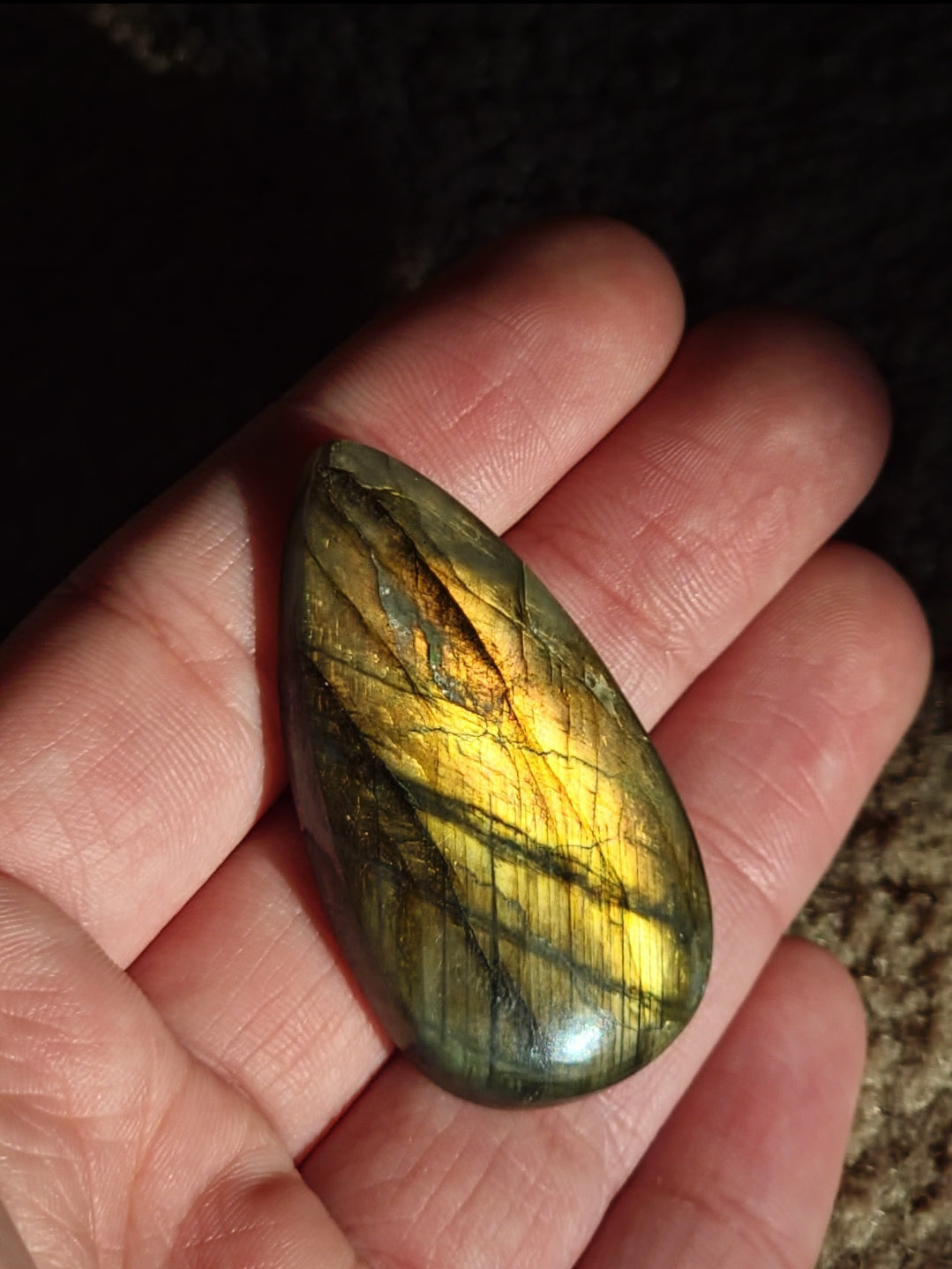 AAA Orange Flash Labradorite