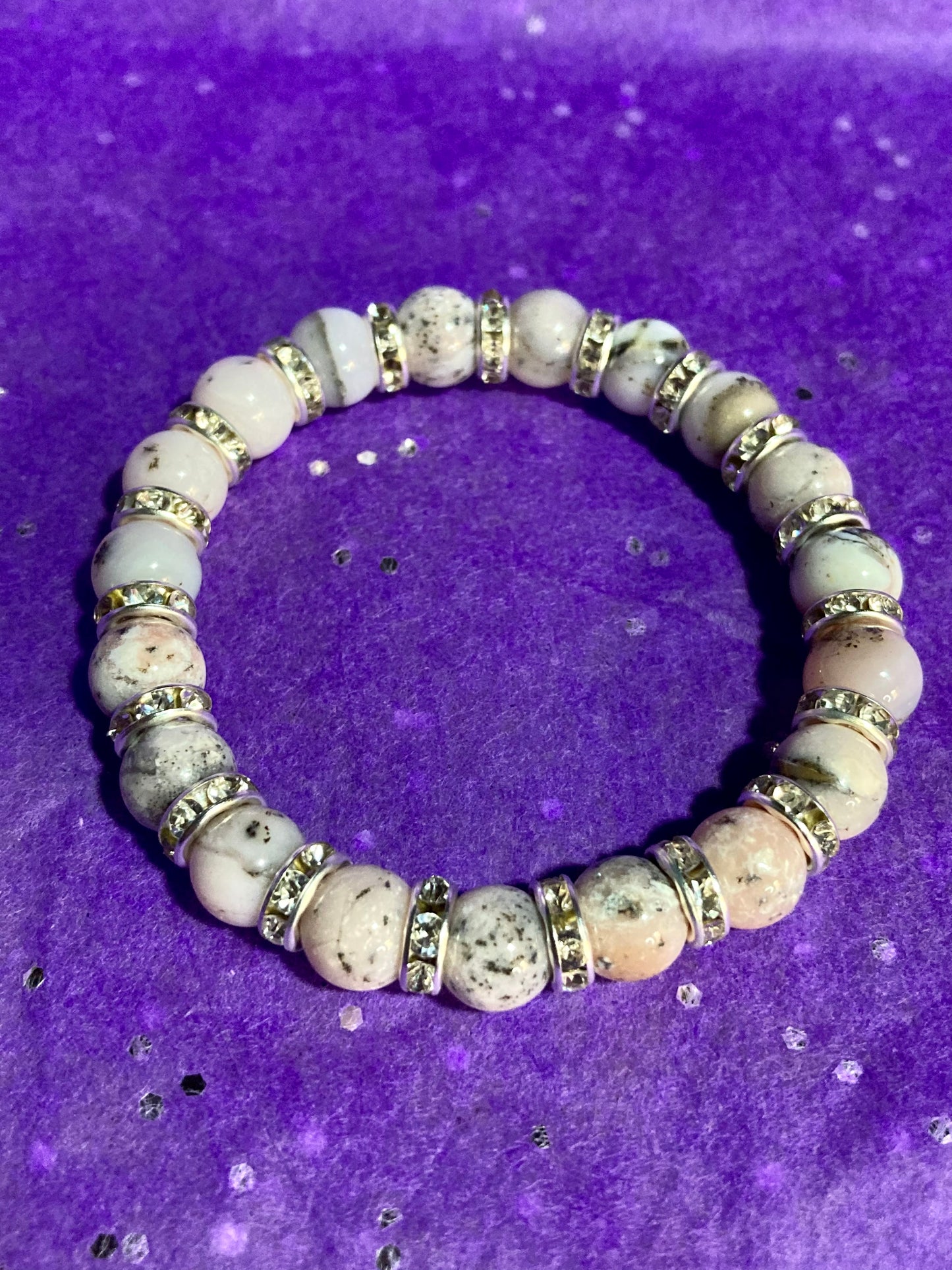 Dendritic Pink Opal Bracelet
