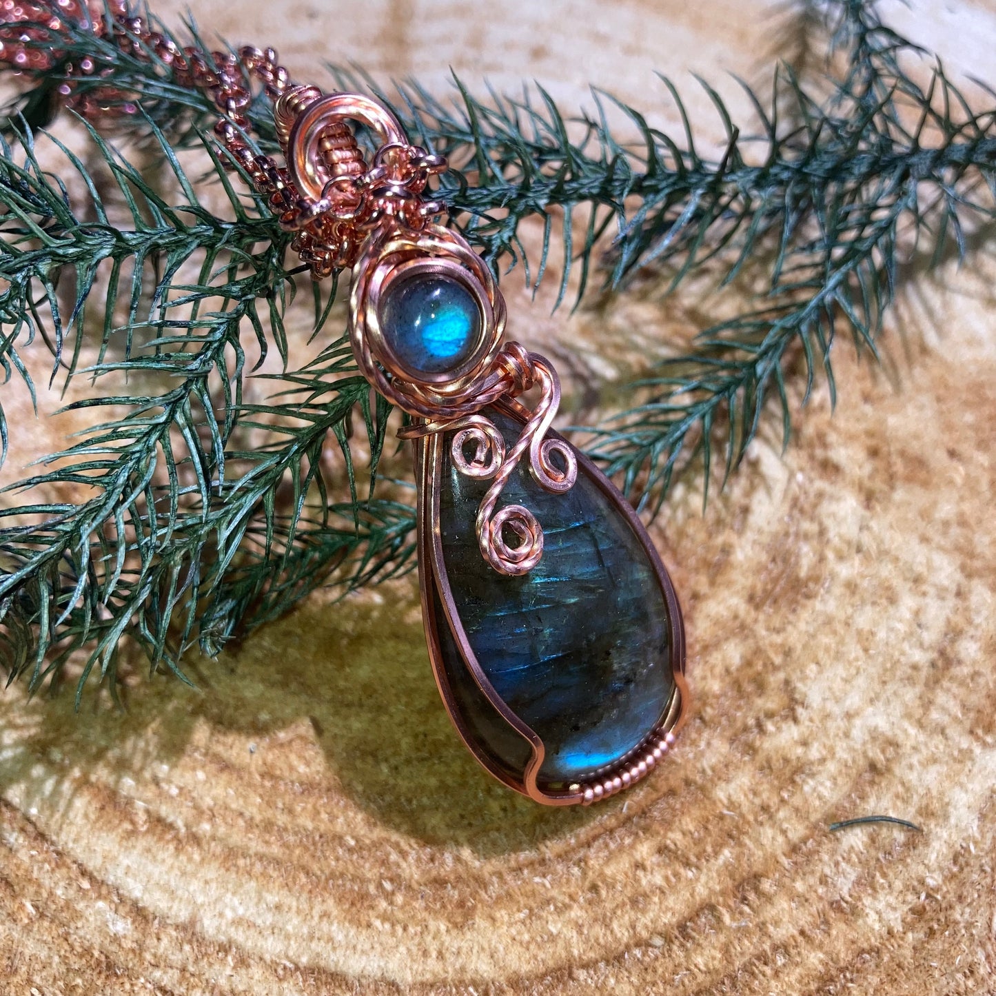 Labradorite Cabochon Necklace