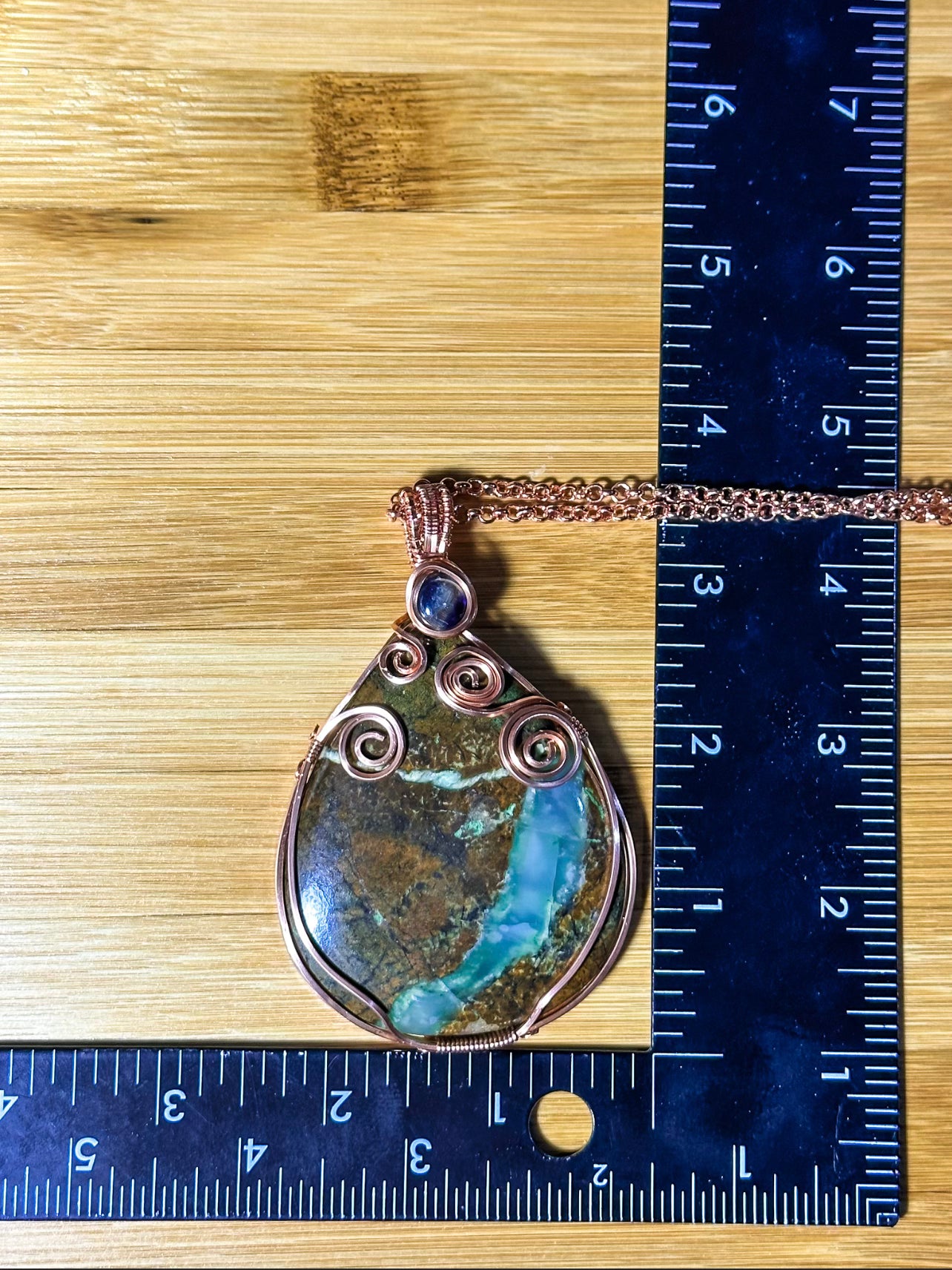 Boulder Chyroprase necklace