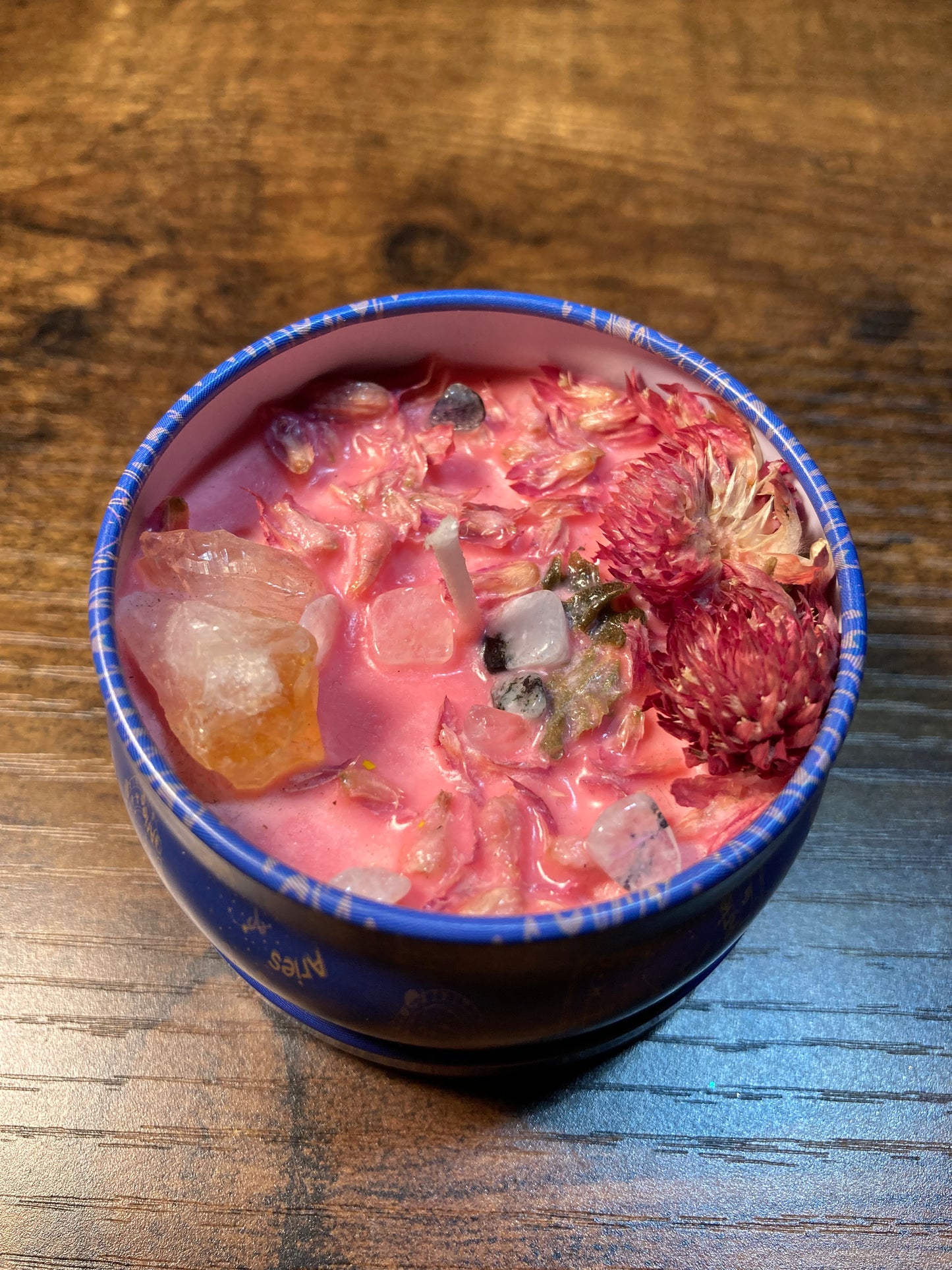 Aries Zodiac Candle
