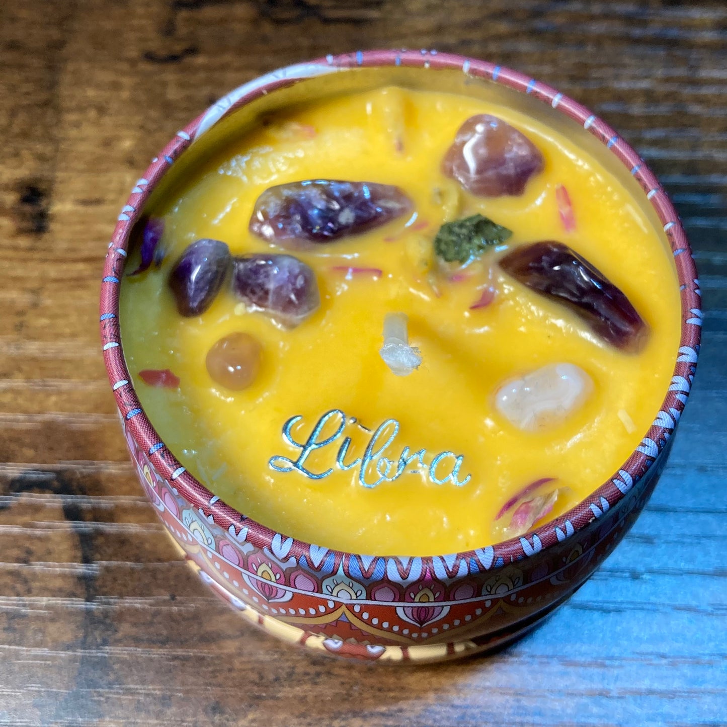 Libra Zodiac Candle