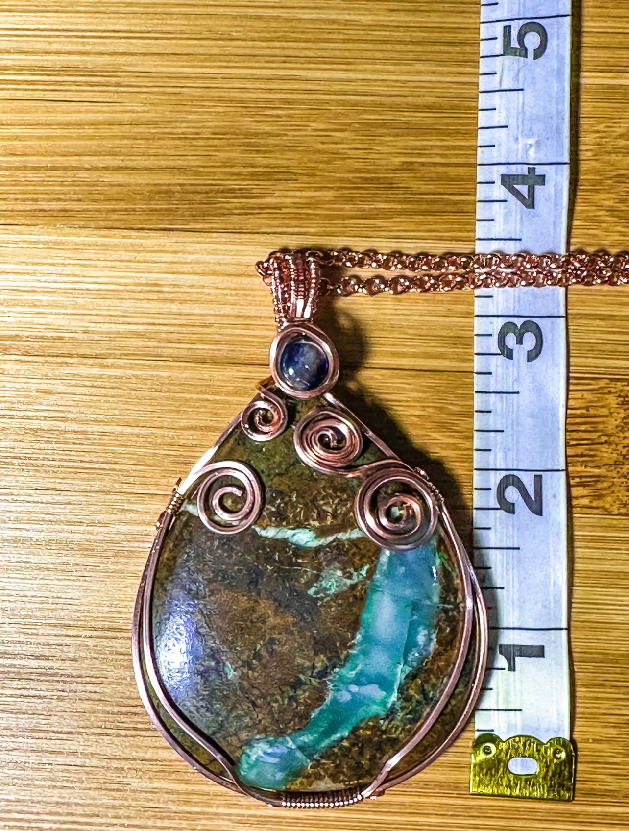 Boulder Chyroprase necklace